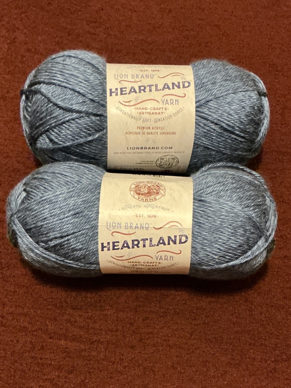 Lion Brand Heartland Yarn in Carlsbad Caverns - 2 Skeins